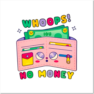 Whoops! No Money Posters and Art